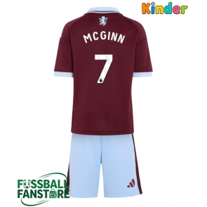 Aston Villa John McGinn #7 Replik Heimtrikot Kinder 2026-27 Kurzarm (+ Kurze Hosen)